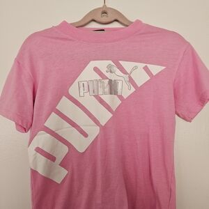 Puma Pink Graphic T-Shirt